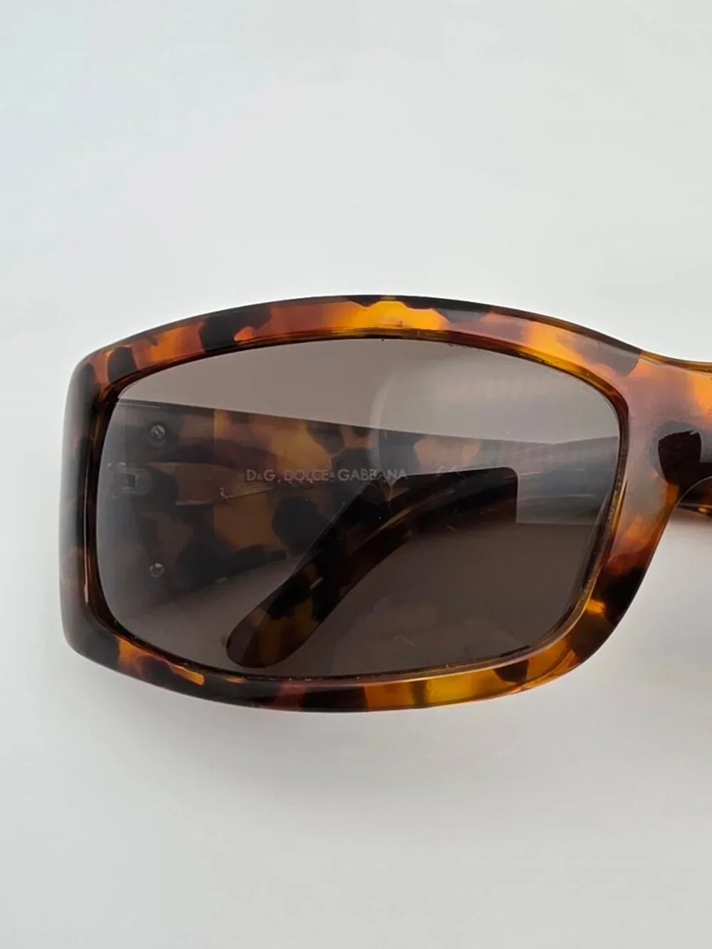 Dolce & Gabbana D&G3001 502/73 Tortoise Frame Grey Lens Sunglasses w/ Case 65mm